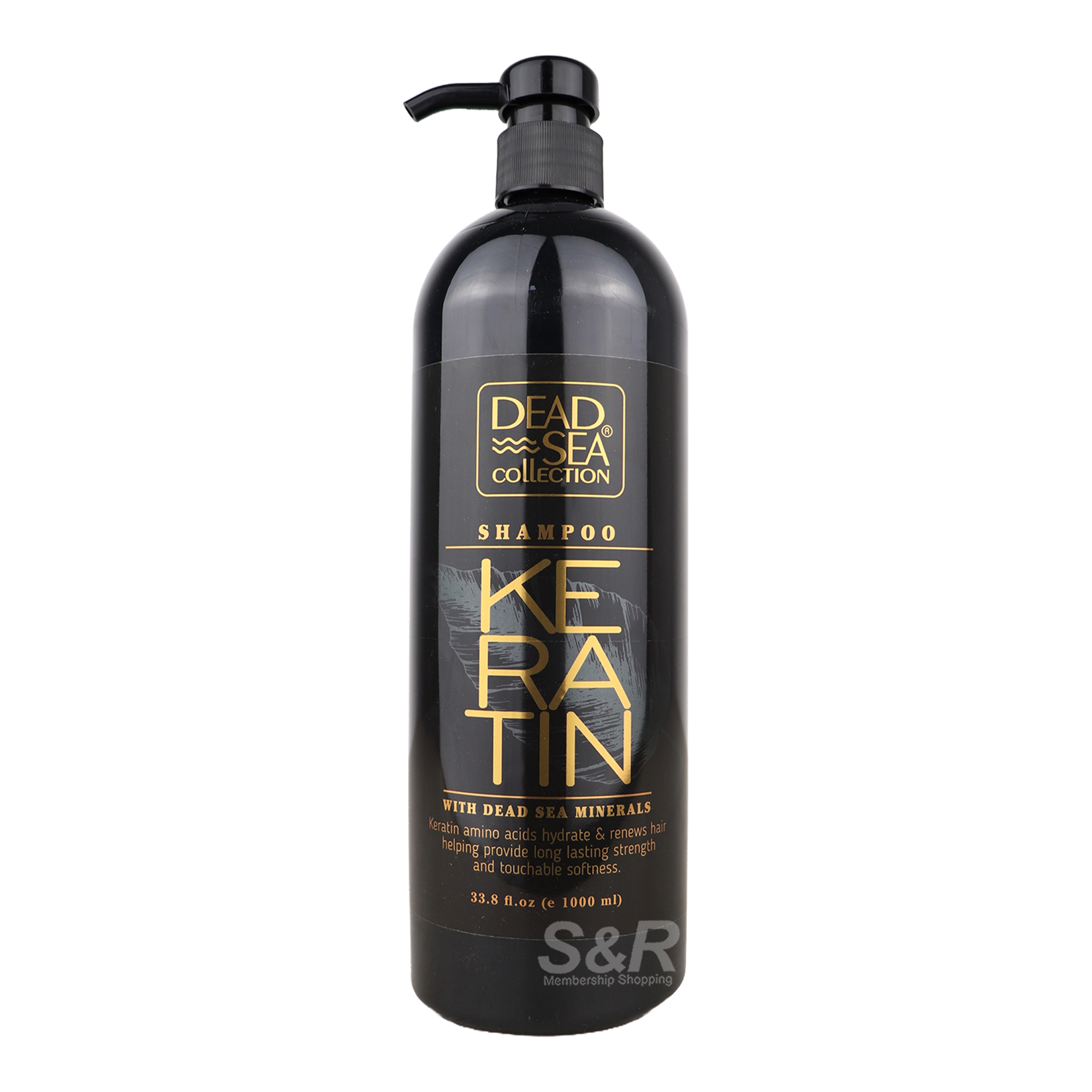 Dead Sea Collection Black Keratin Shampoo 1L Dead Sea Collection Black Keratin Shampoo 1L